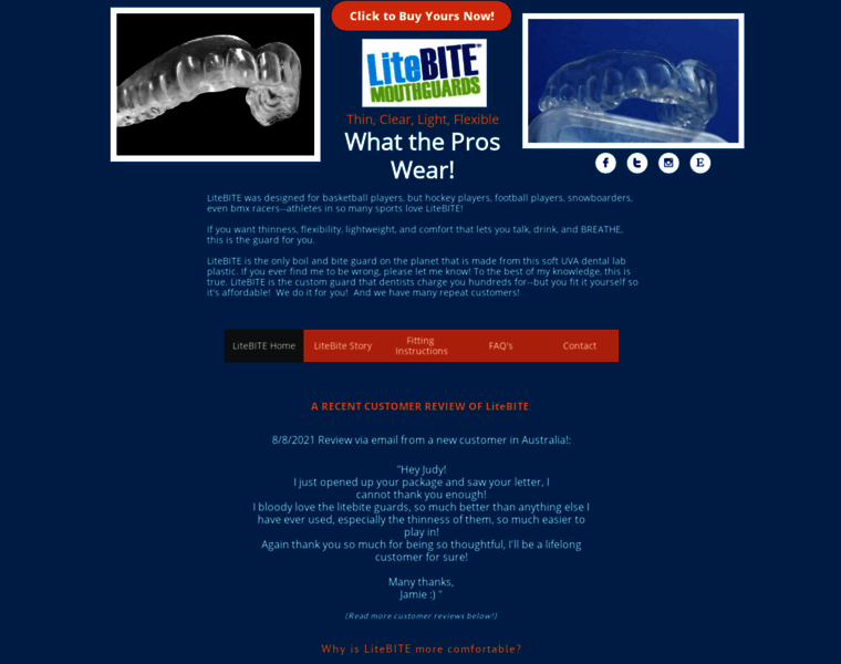 Litebitemouthguards.com thumbnail Litebitemouthguards.com thumbnail