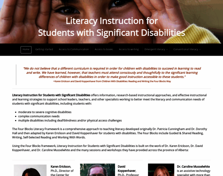 Literacyforallinstruction.ca thumbnail