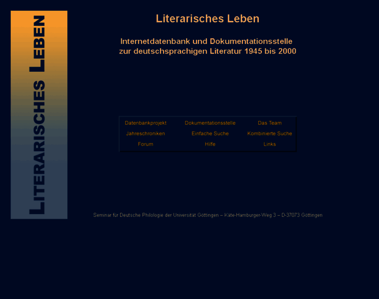 Literarischesleben.uni-goettingen.de thumbnail