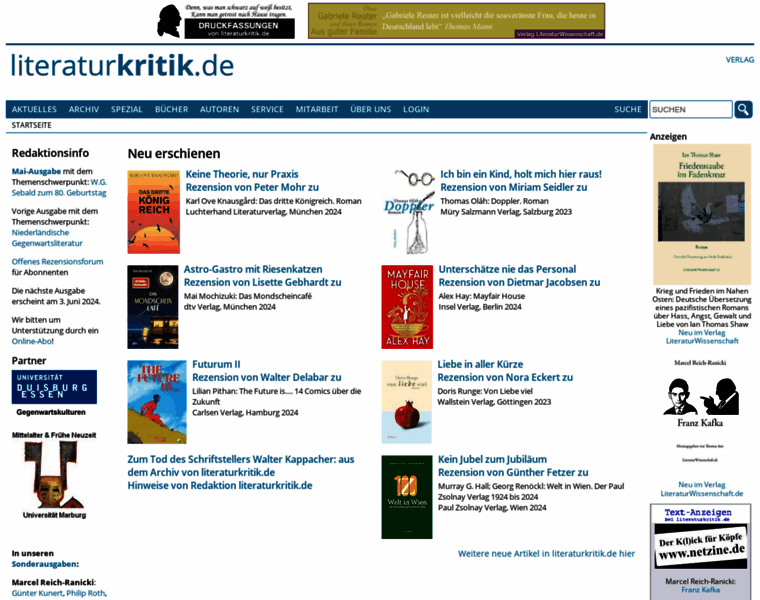 Literaturkritik.de thumbnail