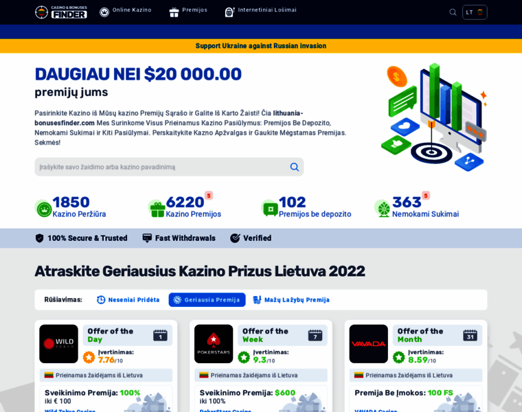 Lithuania-bonusesfinder.com thumbnail