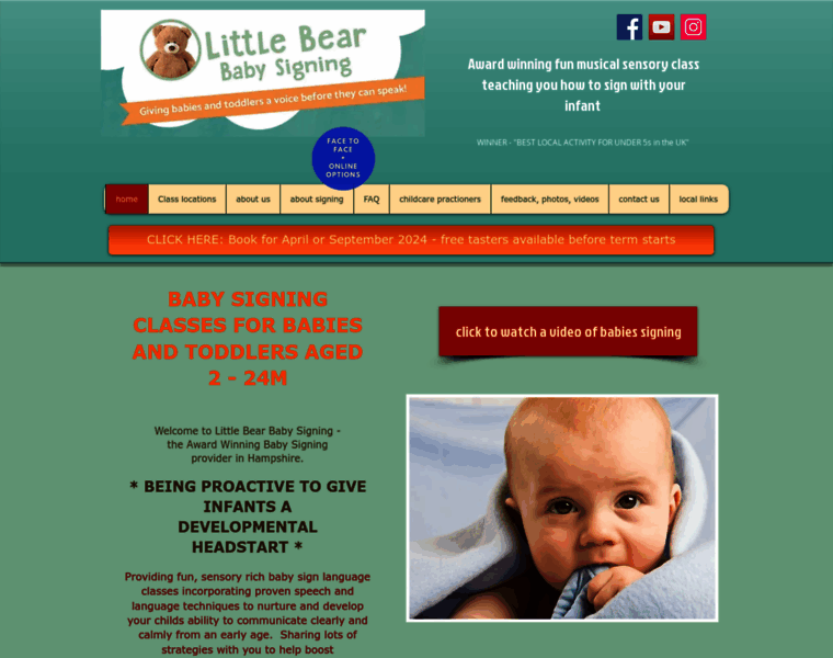 Littlebearbabysigning.com thumbnail