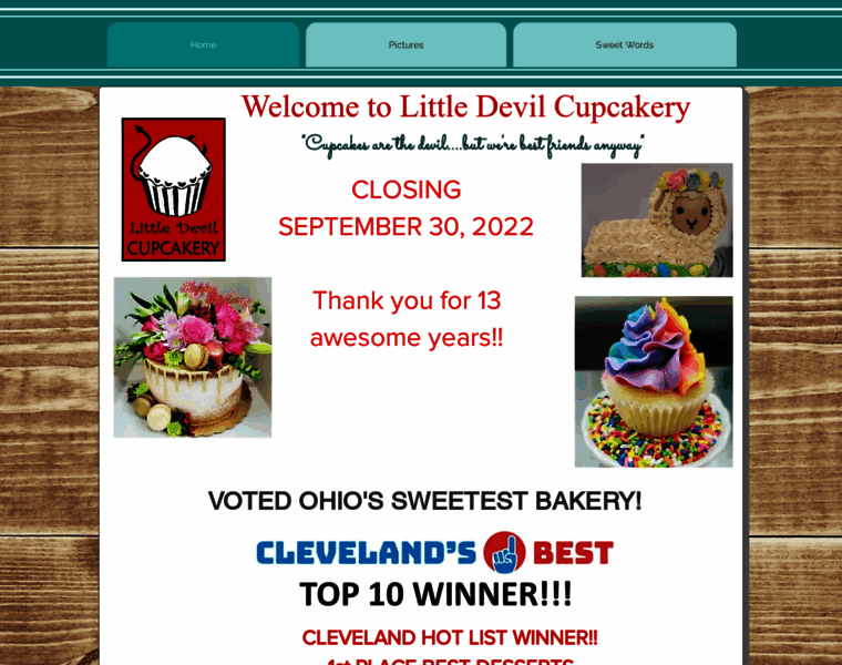 Littledevilcupcakery.com thumbnail