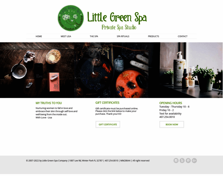 Littlegreenspa.com thumbnail