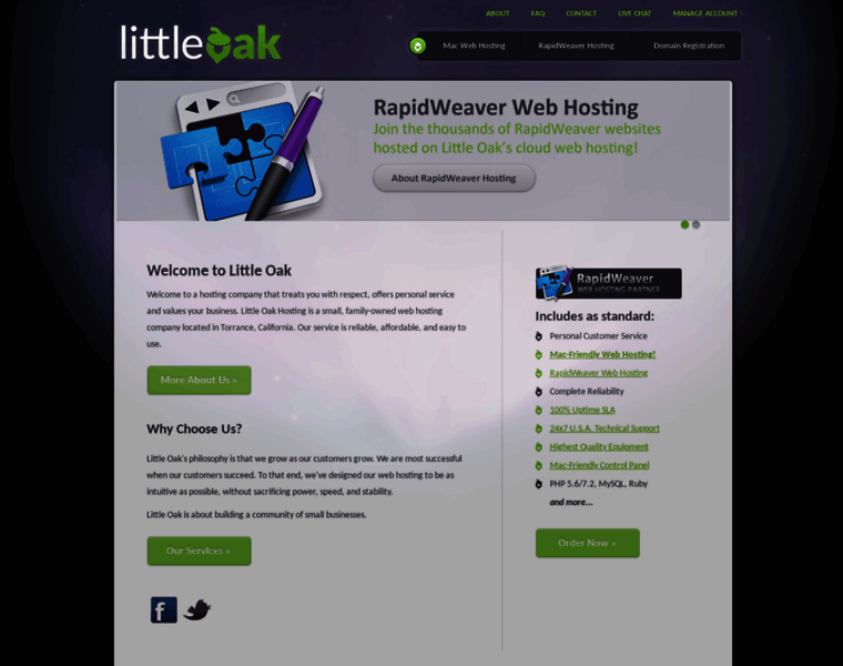 Littleoak.net thumbnail