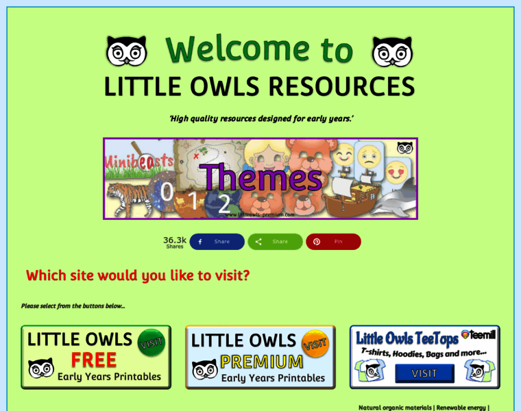 Littleowlsresources.com thumbnail