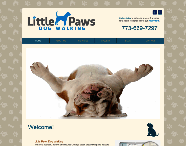 Littlepawsdogwalking.com thumbnail