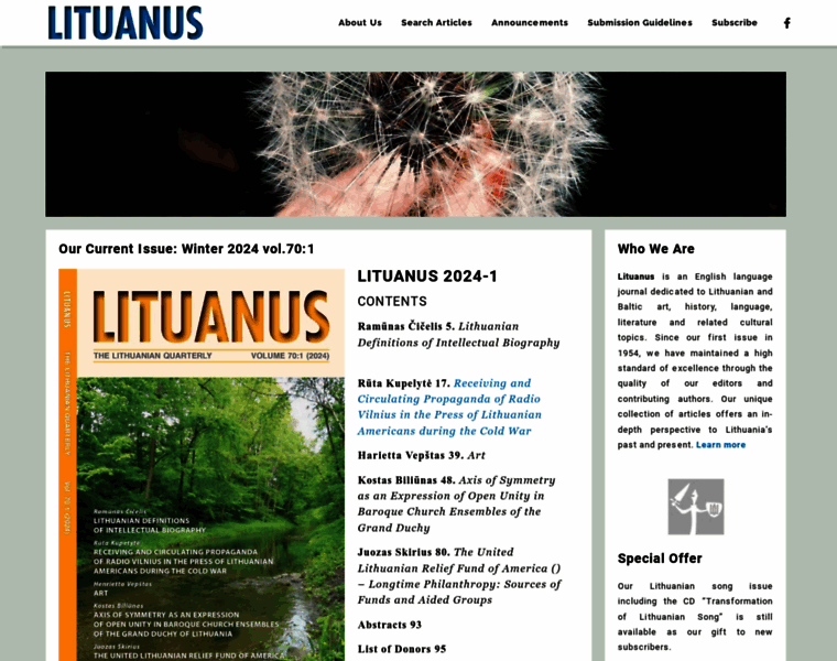 Lituanus.org thumbnail