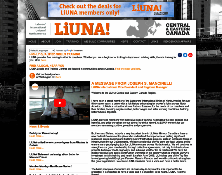 Liuna.ca thumbnail