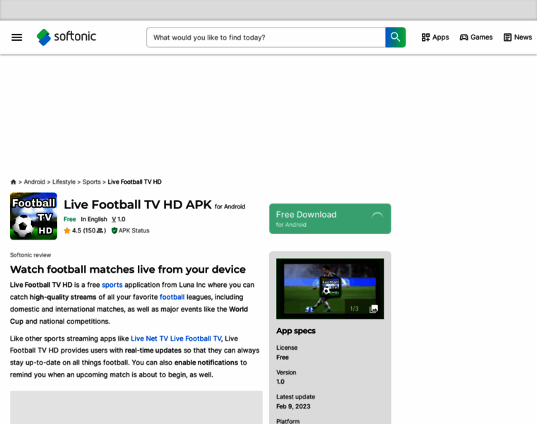 Live-football-tv-hd-kr1.en.softonic.com thumbnail