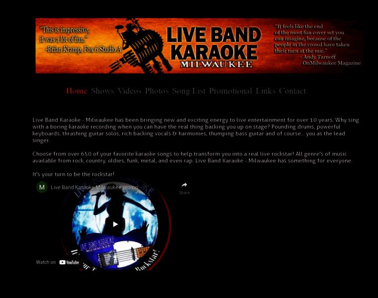 Livebandkaraoke.net thumbnail