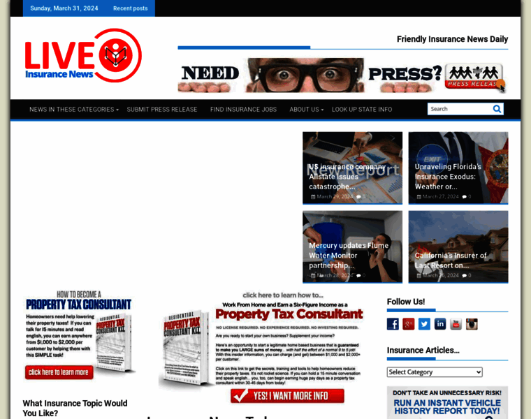Liveinsurancenews.com thumbnail