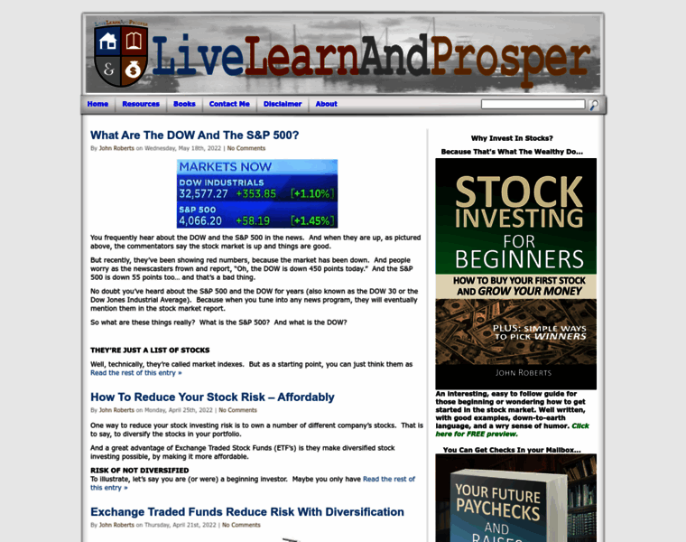 Livelearnandprosper.com thumbnail