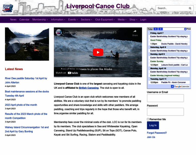 Liverpoolcanoeclub.co.uk thumbnail