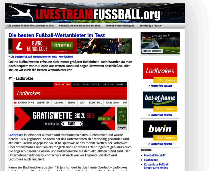 Livestreamfussball.org thumbnail