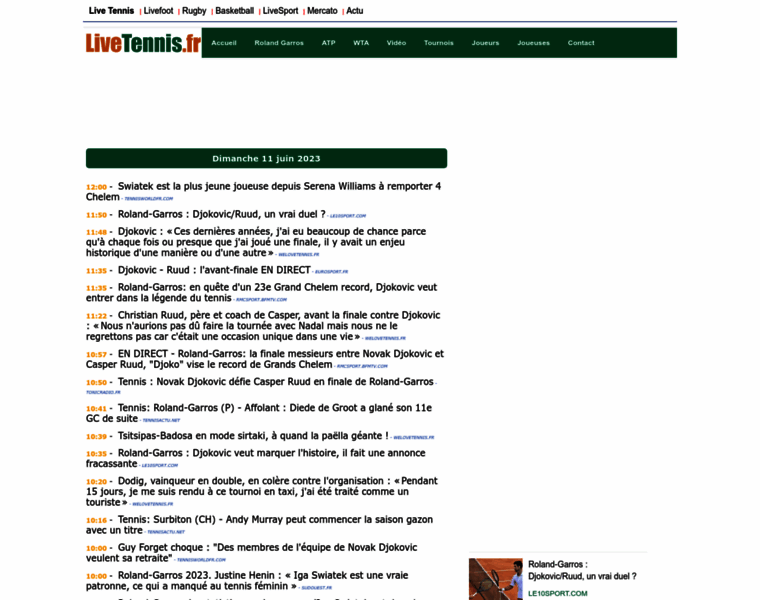 Livetennis.fr thumbnail Livetennis.fr thumbnail