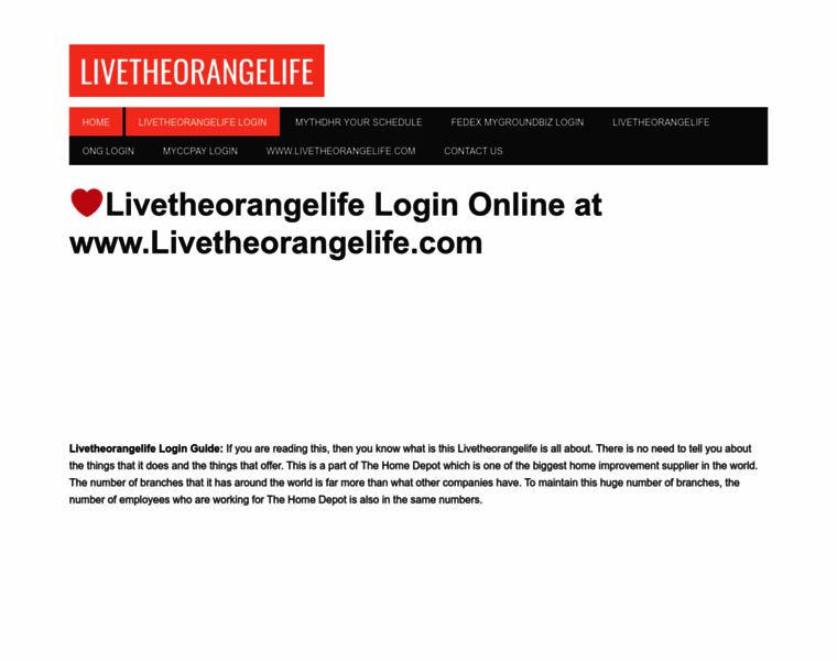 Livetheorangelife.info thumbnail
