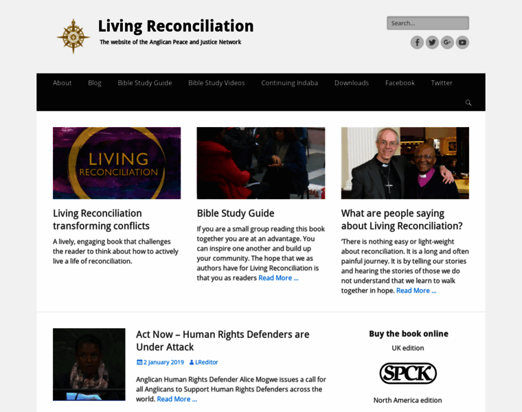Living-reconciliation.org thumbnail