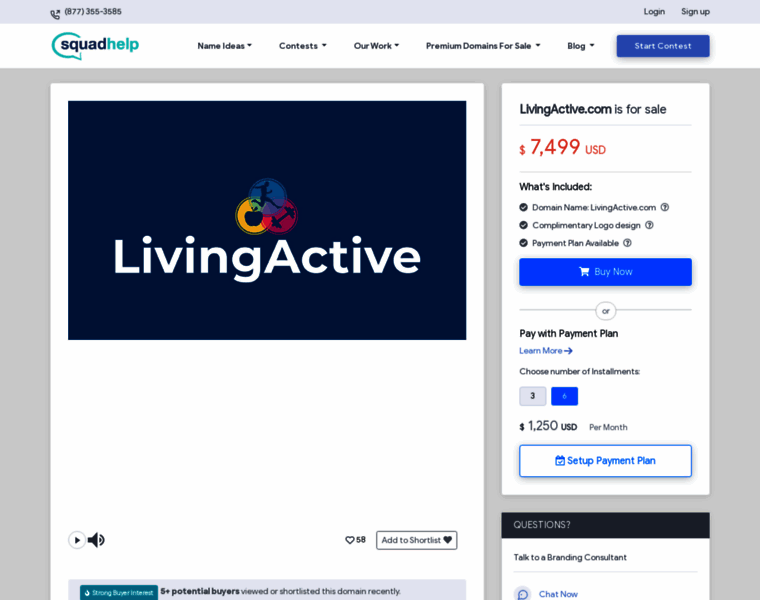 Livingactive.com thumbnail