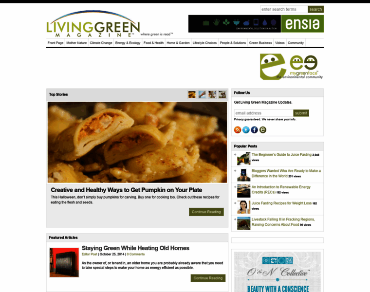 Livinggreenmag.com thumbnail