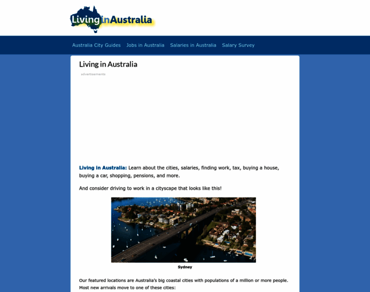Livingin-australia.com thumbnail