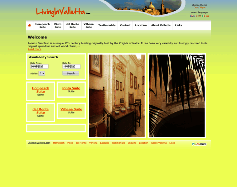 Livinginvalletta.com thumbnail