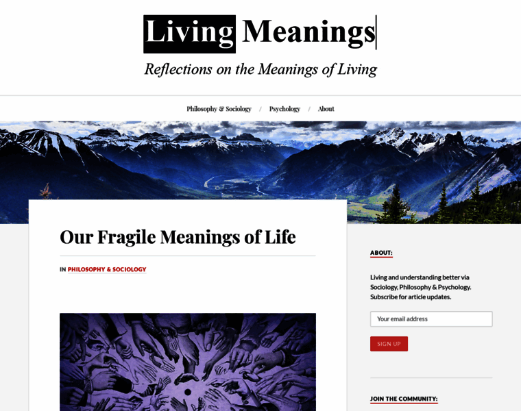 Livingmeanings.com thumbnail