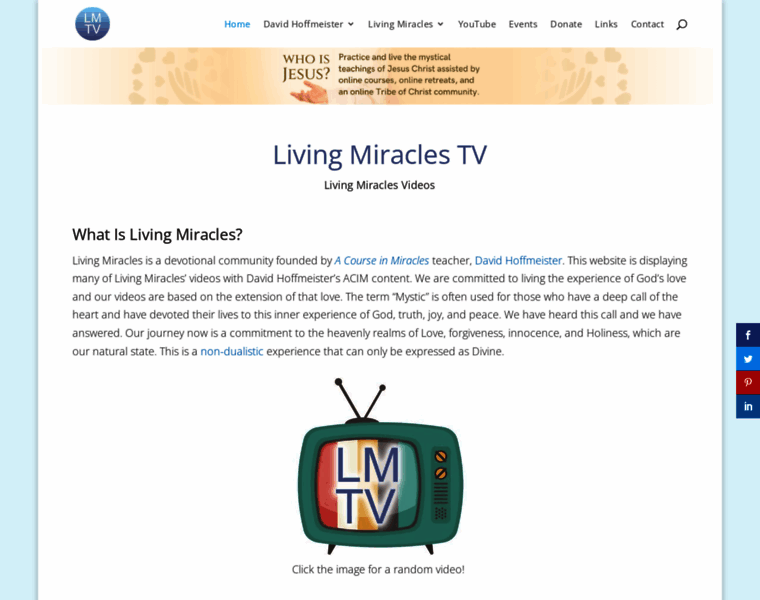 Livingmiraclestv.org thumbnail