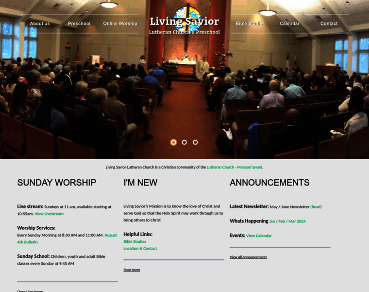 Livingsaviorlutheran.org thumbnail