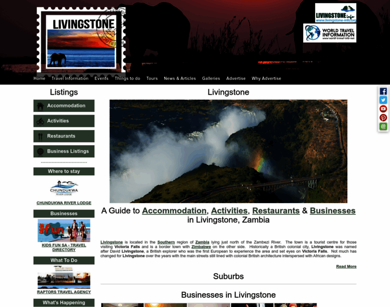 Livingstone-info.org thumbnail