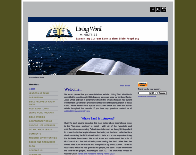 Livingwordministry.org thumbnail