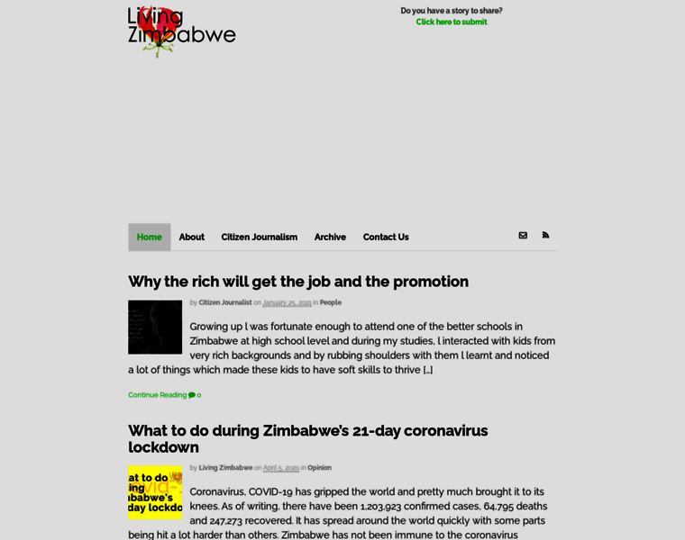 Livingzimbabwe.com thumbnail