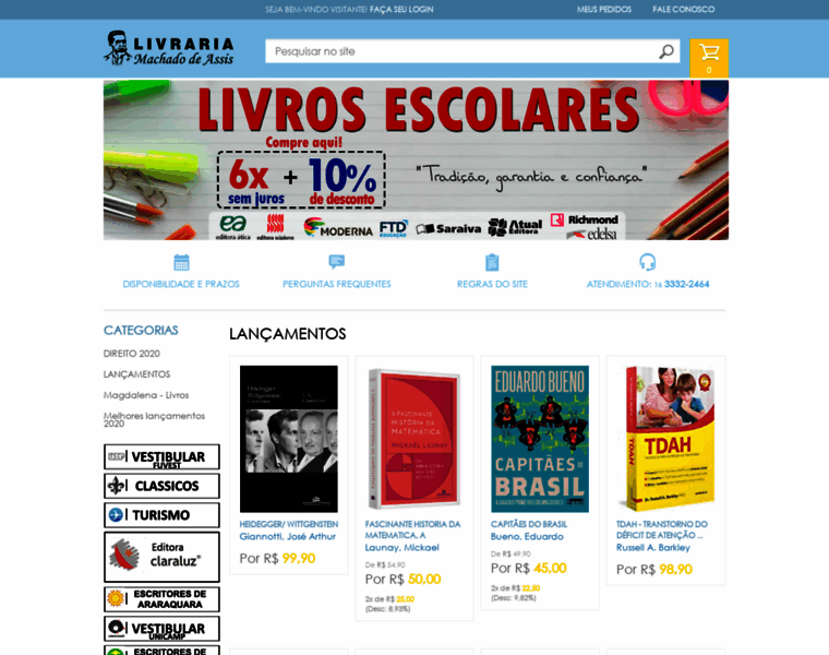 Livrariamachadodeassis.com.br thumbnail
