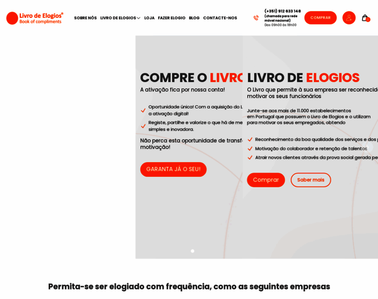 Livrodeelogios.com thumbnail