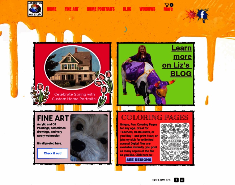 Lizbostonartstudio.com thumbnail