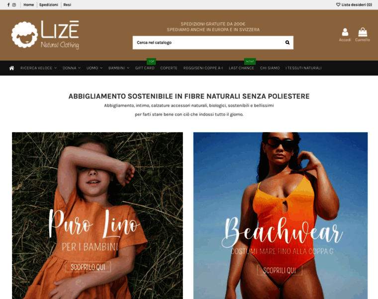 Lize-shop.it thumbnail