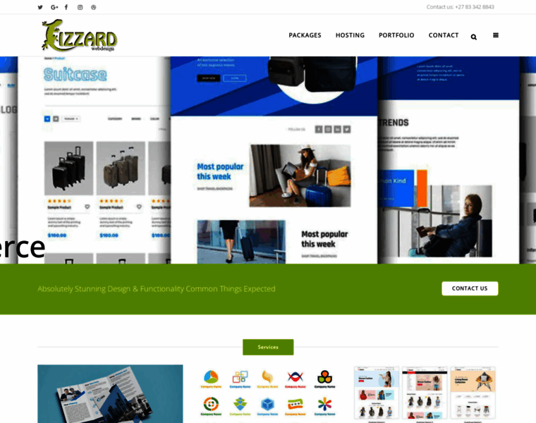 Lizzard-webdesign.co.za thumbnail