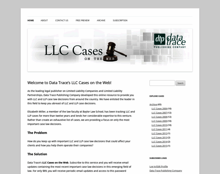 Llccaselaw.com thumbnail