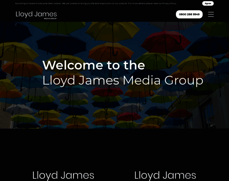 Lloydjamesmediagroup.co.uk thumbnail