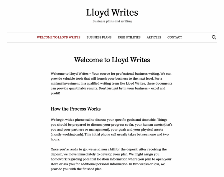 Lloydwrites.com thumbnail