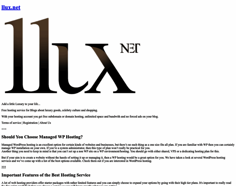 Llux.net thumbnail