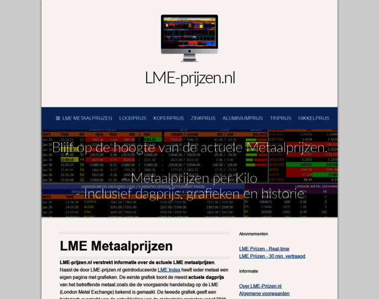 Lme-prijzen.nl thumbnail