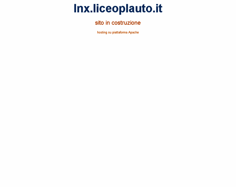 Lnx.liceoplauto.it thumbnail