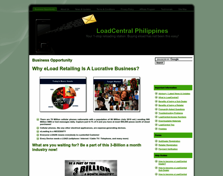 Loadcentralph.net thumbnail