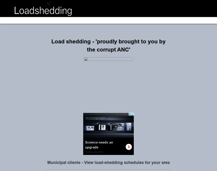Loadshedding.co.za thumbnail