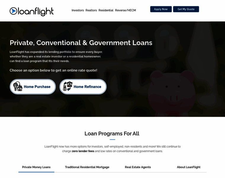 Loanflight.com thumbnail