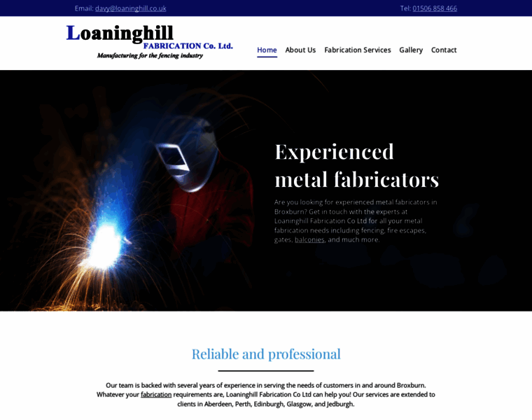 Loaninghillfabrication.co.uk thumbnail