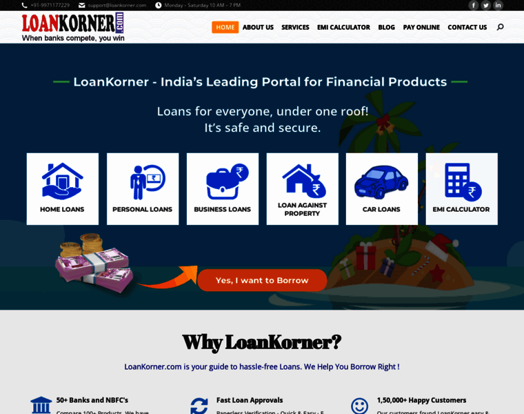 Loankorner.com thumbnail