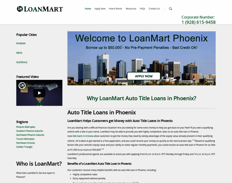 Loanmartphoenix.com thumbnail