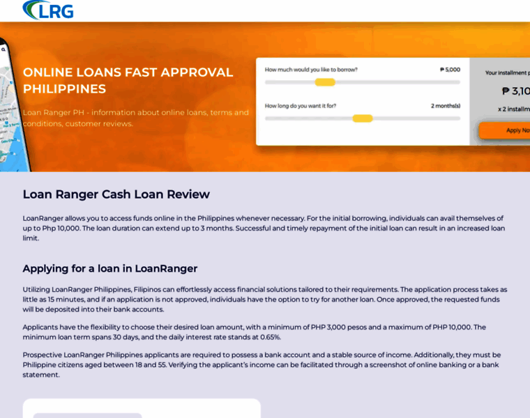 Loanrangergroup.com thumbnail